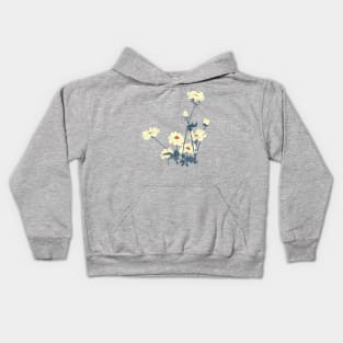 Bluecream peony Kids Hoodie